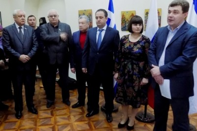 Экспозицию фотографий Русского Афона открыли в Симферополе