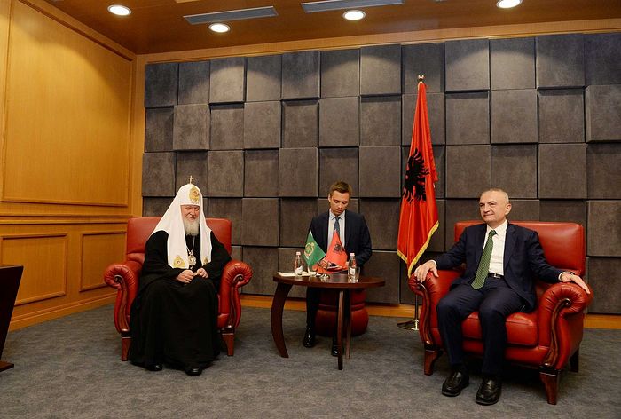 Состоялась встреча Святейшего Патриарха Кирилла с Президентом Албании