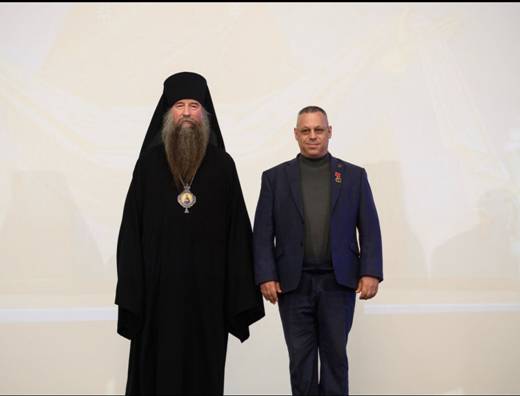Илья Аристов был почетным гостем на торжественном богослужении в честь Праздника Покрова Пресвятой Богородицы в Храме Московской Духовной Академии